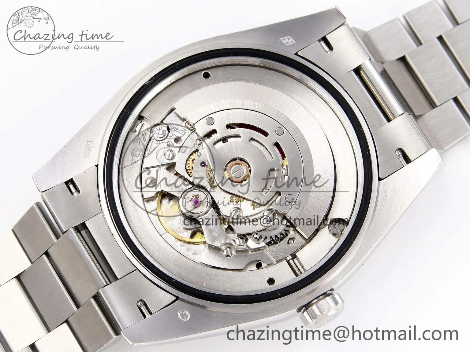 Original Day-Date 40 SS GSF Gain Weight Meteorite Crystal Dial on President Bracelet A 1916