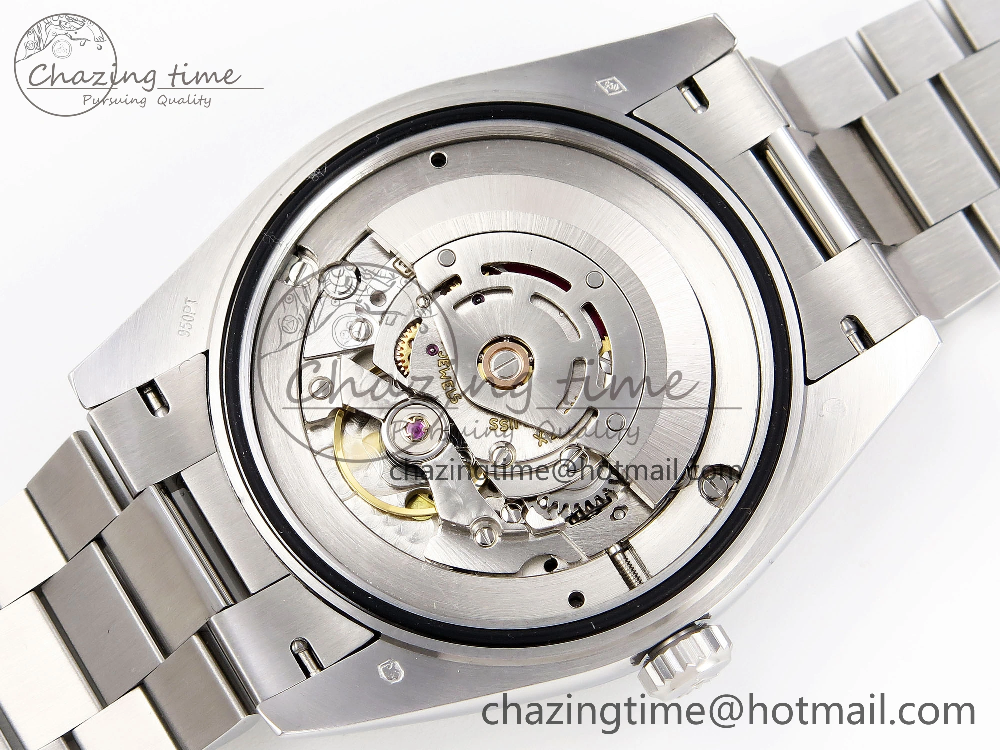 Original Day-Date 40 SS GSF Gain Weight Meteorite Crystal Dial on President Bracelet A 1916