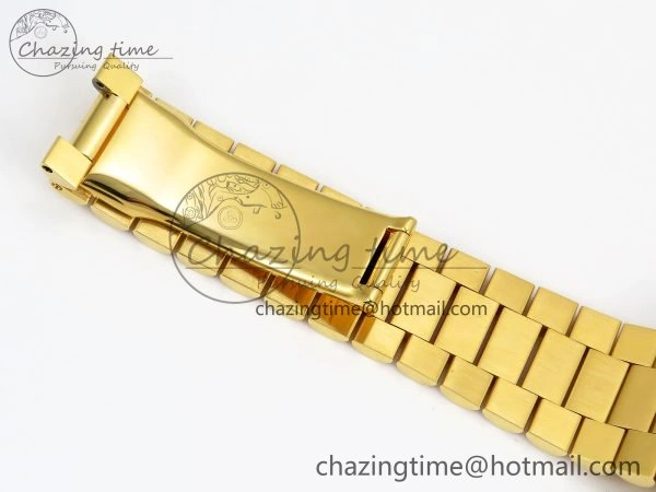 WellDesigned Day Date 40 YG 228238 ARF 1:1 Best Edition Green Roman Dial on President Bracelet VR 1521