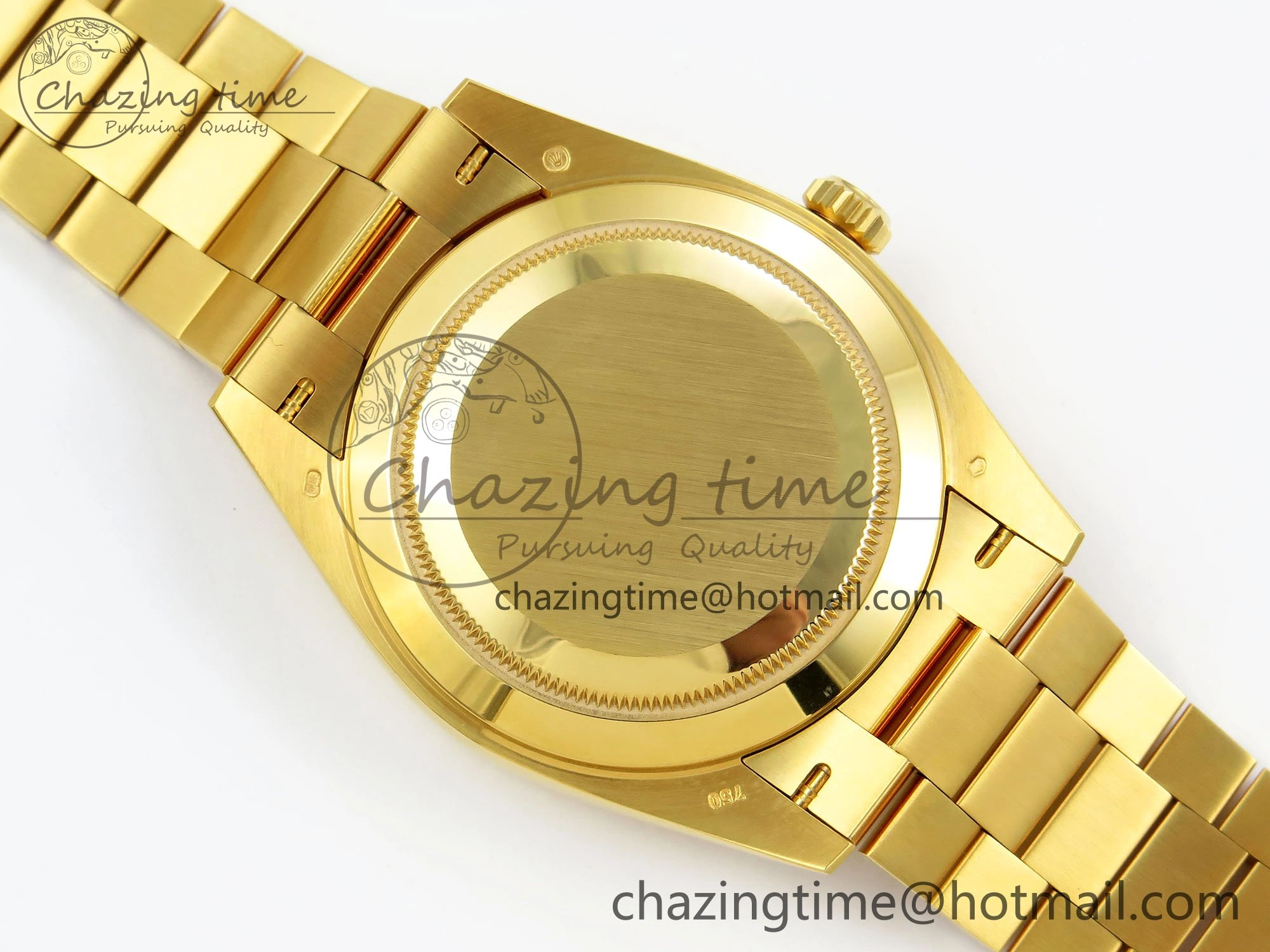 Fashionable Day Date 40 YG 228238 ARF 1:1 Best Edition YG Roman Dial on President Bracelet VR 1514