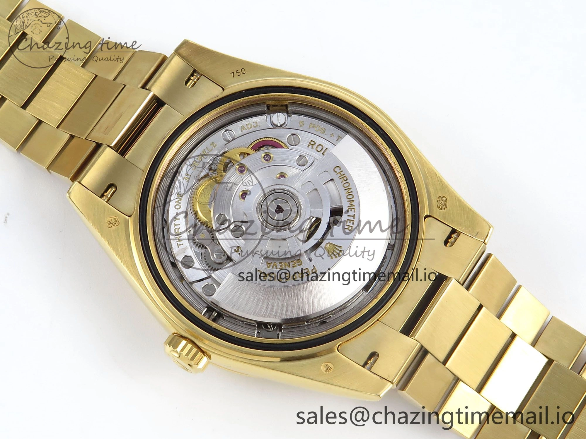 Day Date 40 YG 228238 KF 1:1 Best Edition Green Ombre Dial on President Bracelet VR3255 (Gain Weight) SportInspired 844