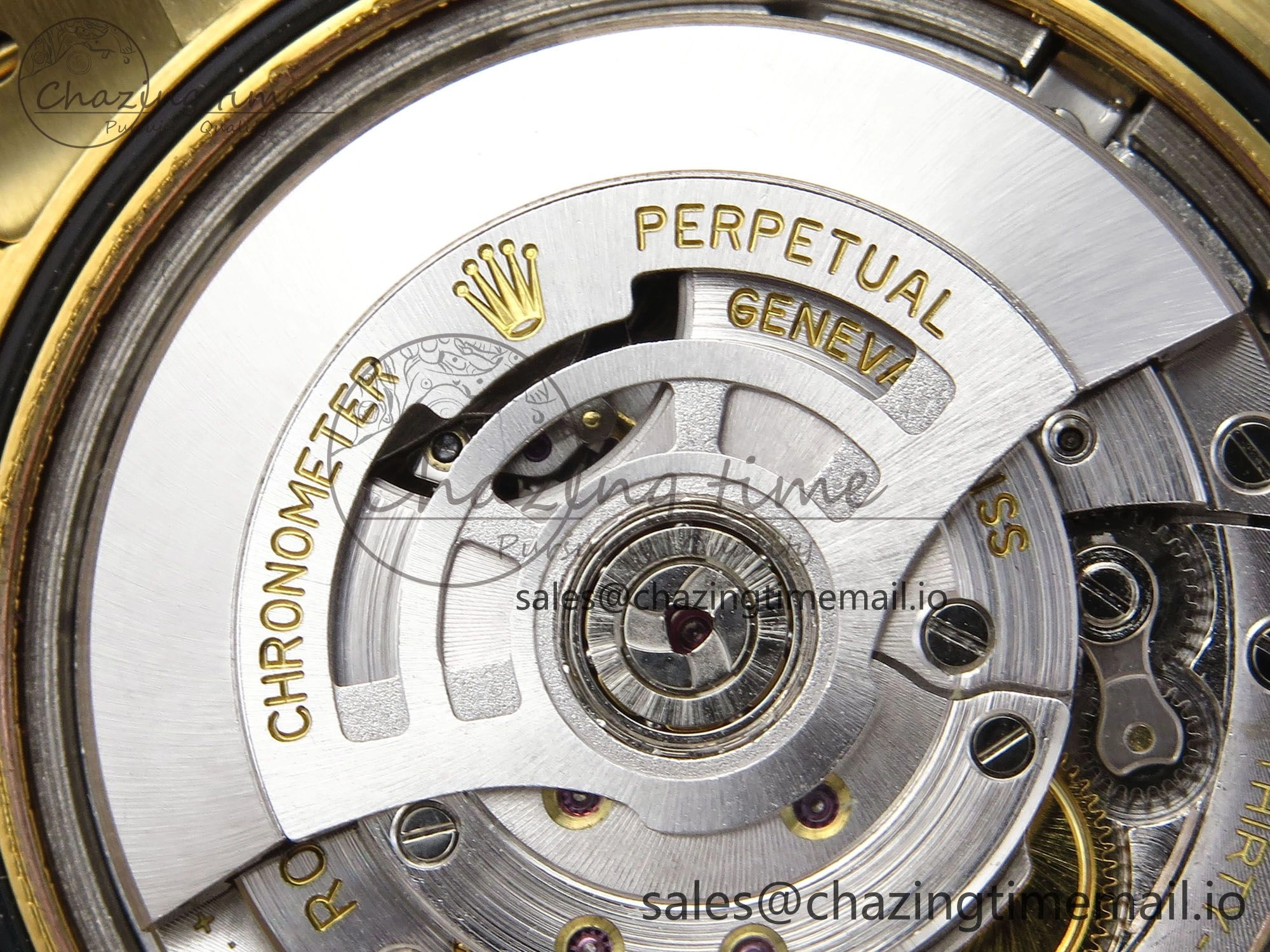 Sleek Day Date 40 YG 228238 KF 1:1 Best Edition Silver Roman Dial on President Bracelet VR3255 (Gain Weight) 845