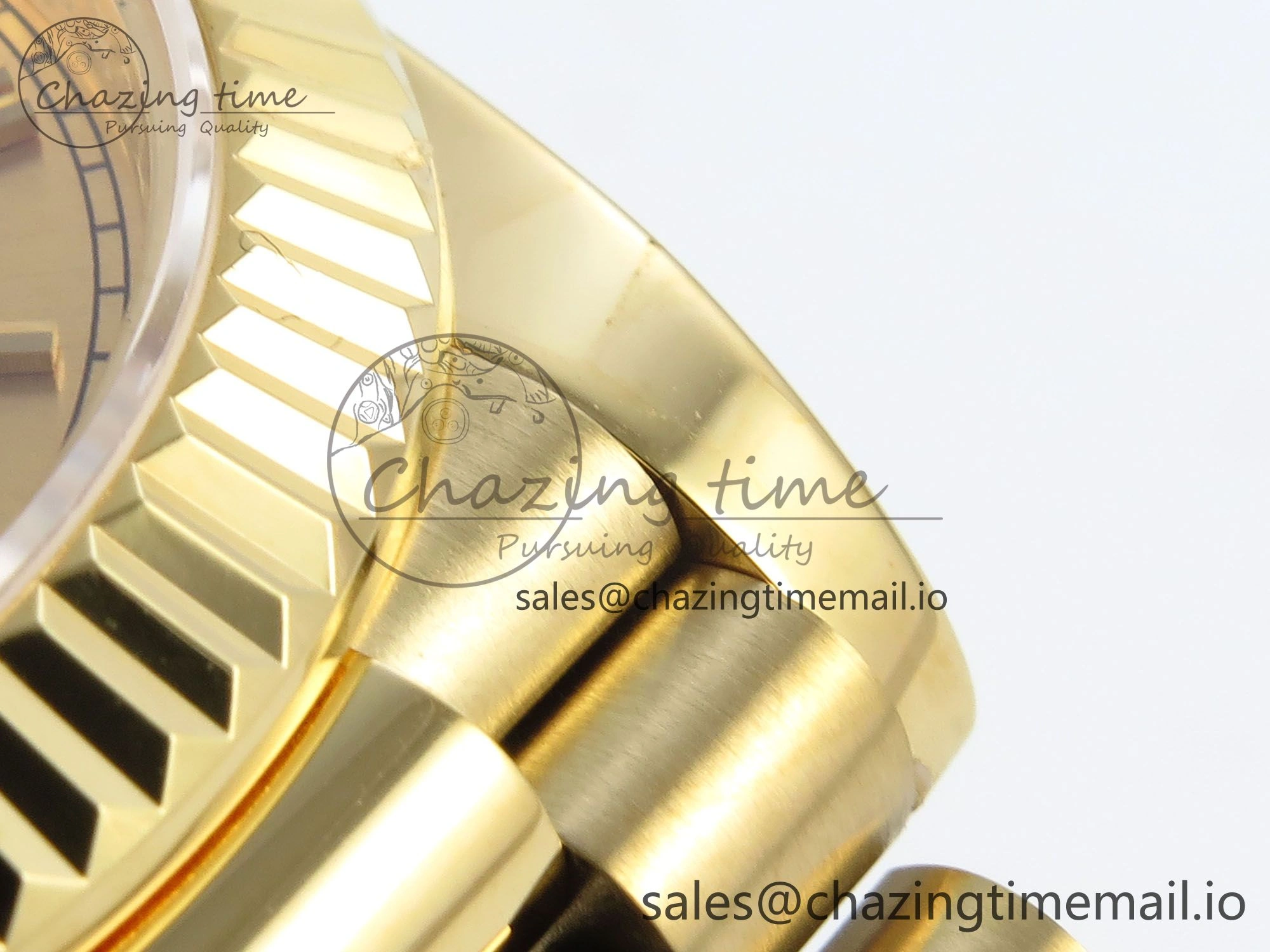 Day Date 40 YG 228238 KF 1:1 Best Edition YG Roman Dial on President Bracelet VR3255 (Gain Weight) HighQuality 839