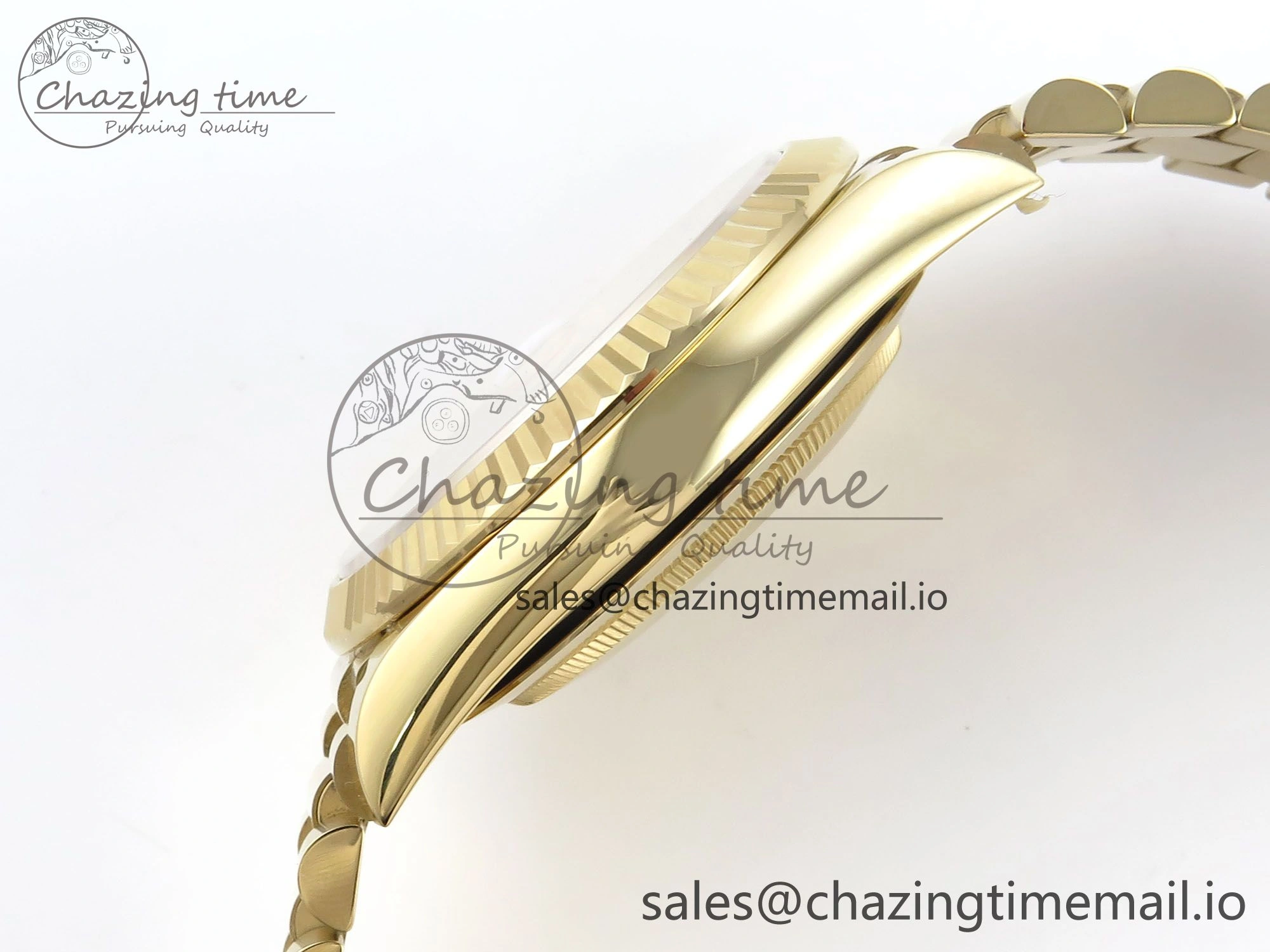 WellDesigned Day Date 40 YG 228238 Noob 1:1 Best Edition Green Ombre Roman Dial on President Bracelet A2836 (Gain Weight) 803