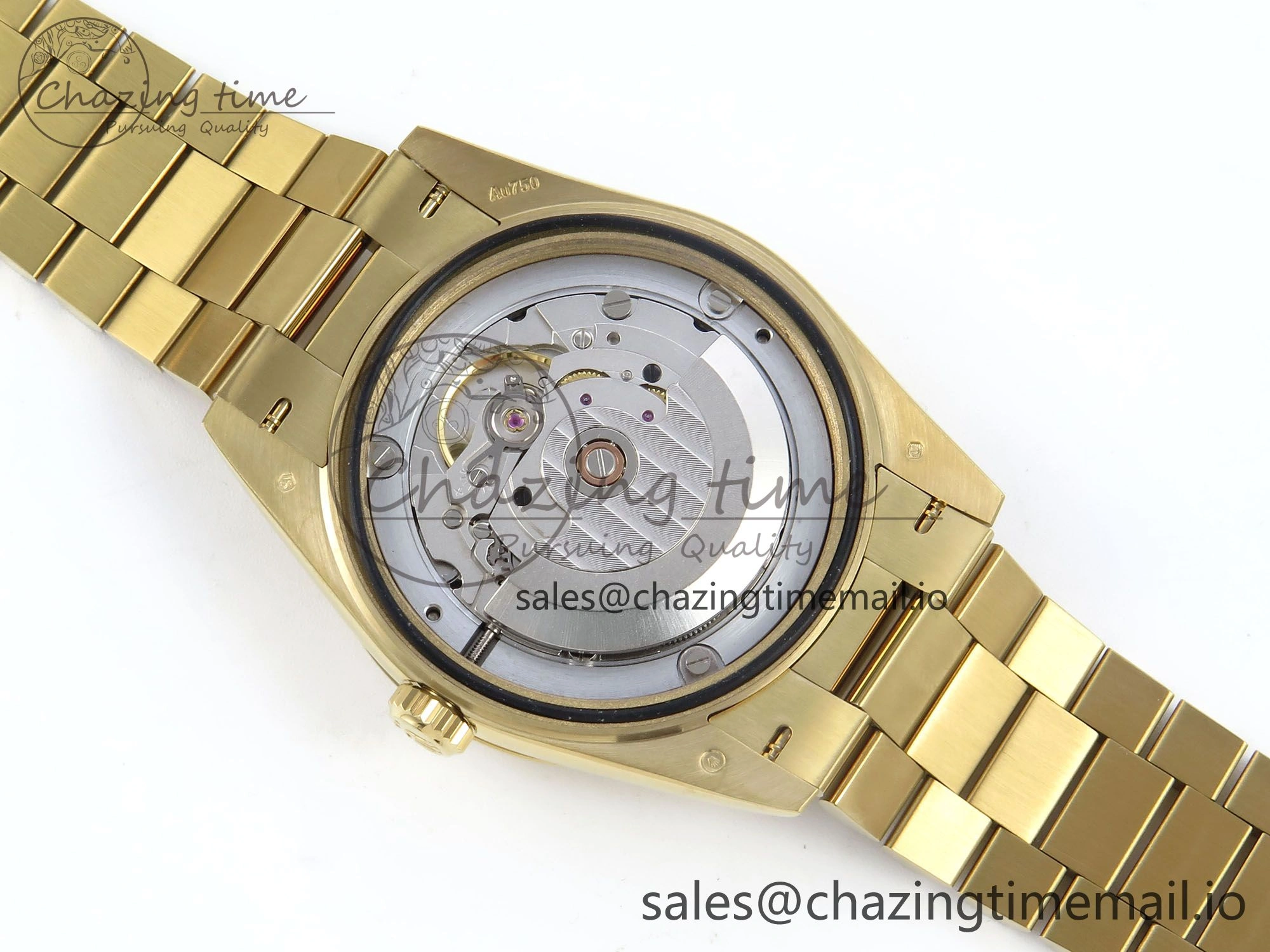 WellDesigned Day Date 40 YG 228238 Noob 1:1 Best Edition Green Ombre Roman Dial on President Bracelet A2836 (Gain Weight) 803