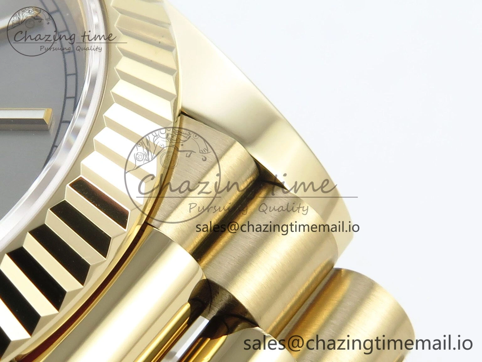 Day Date 40 YG 228238 Noob 1:1 Best Edition Silver Stick Dial on President Bracelet A2836 (Gain Weight) GoAnywhere 801