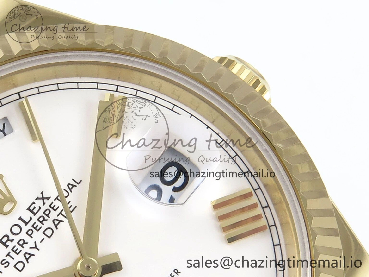 Day Date 40 YG 228238 Noob 1:1 Best Edition White Roman Dial on President Bracelet A2836 (Gain Weight) Bright 795