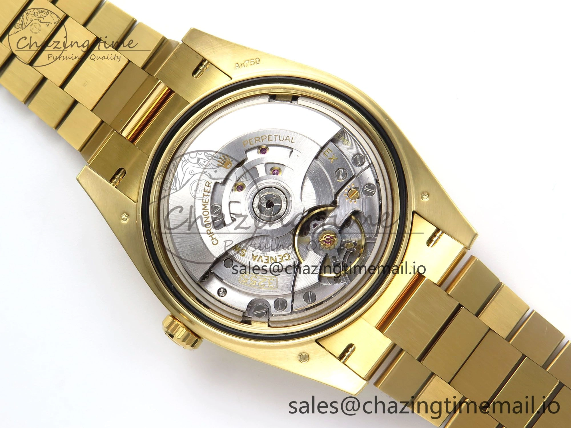 Affordable Day Date 40 YG 228238 THBF 1:1 Best Edition Black Crystal Dial on President Bracelet VR3255 V3 (Gain Weight) 378