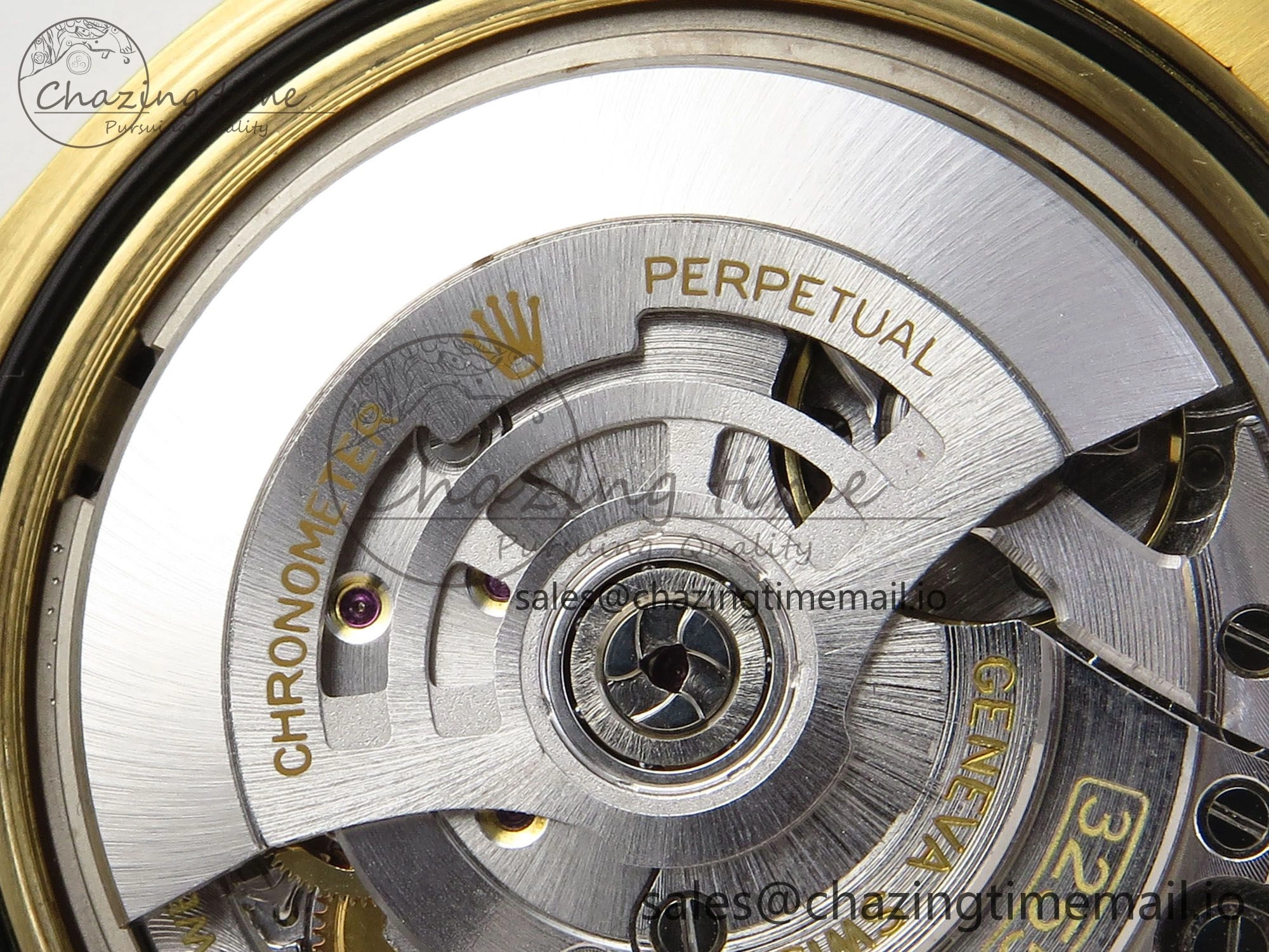 Affordable Day Date 40 YG 228238 THBF 1:1 Best Edition Black Crystal Dial on President Bracelet VR3255 V3 (Gain Weight) 378