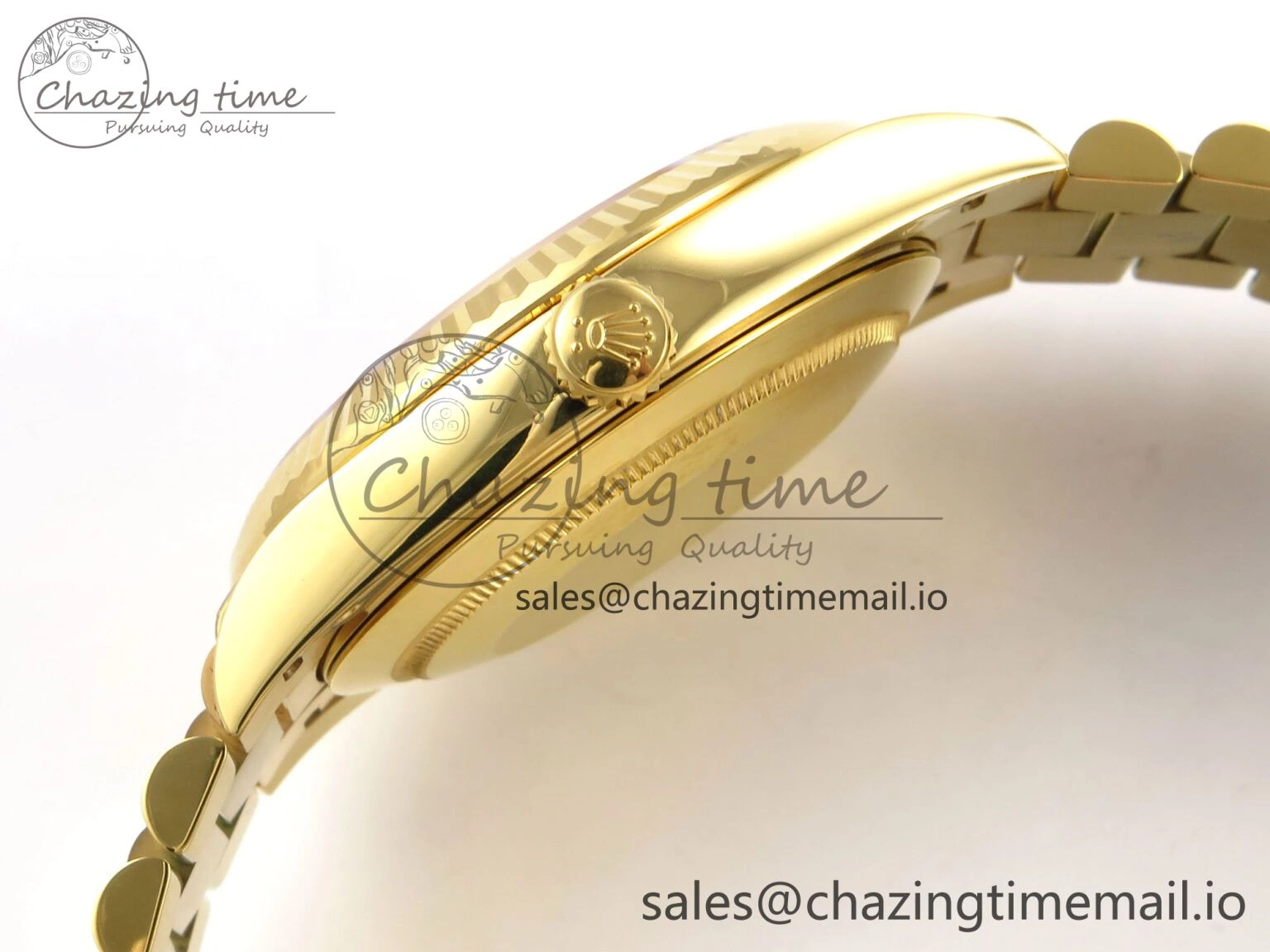 Day Date 40 YG 228238 THBF 1:1 Best Edition Green Ombre Roman Dial on President Bracelet VR3255 (Gain Weight) Tailored 950