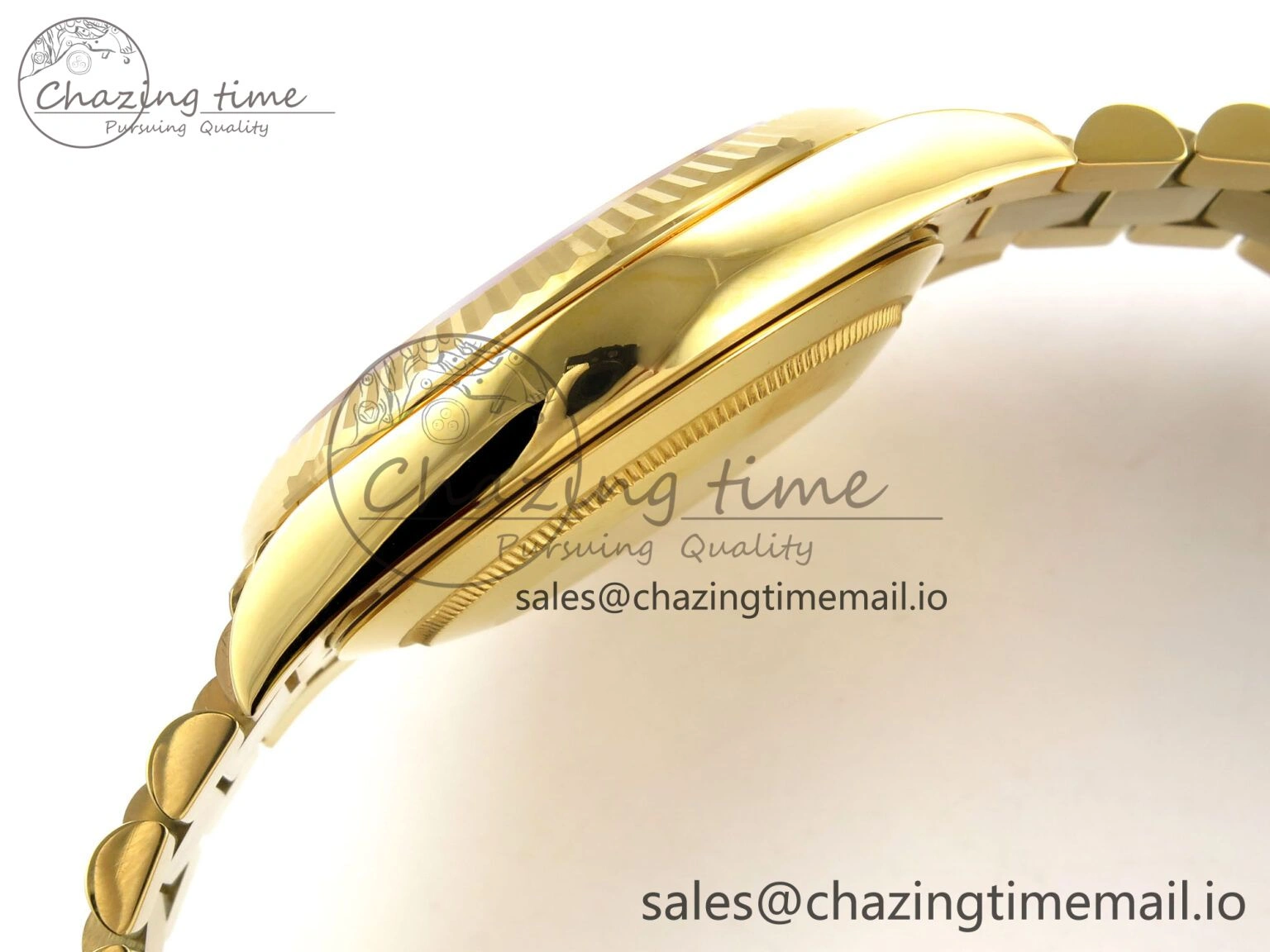 Day Date 40 YG 228238 THBF 1:1 Best Edition Green Ombre Roman Dial on President Bracelet VR3255 (Gain Weight) Tailored 950