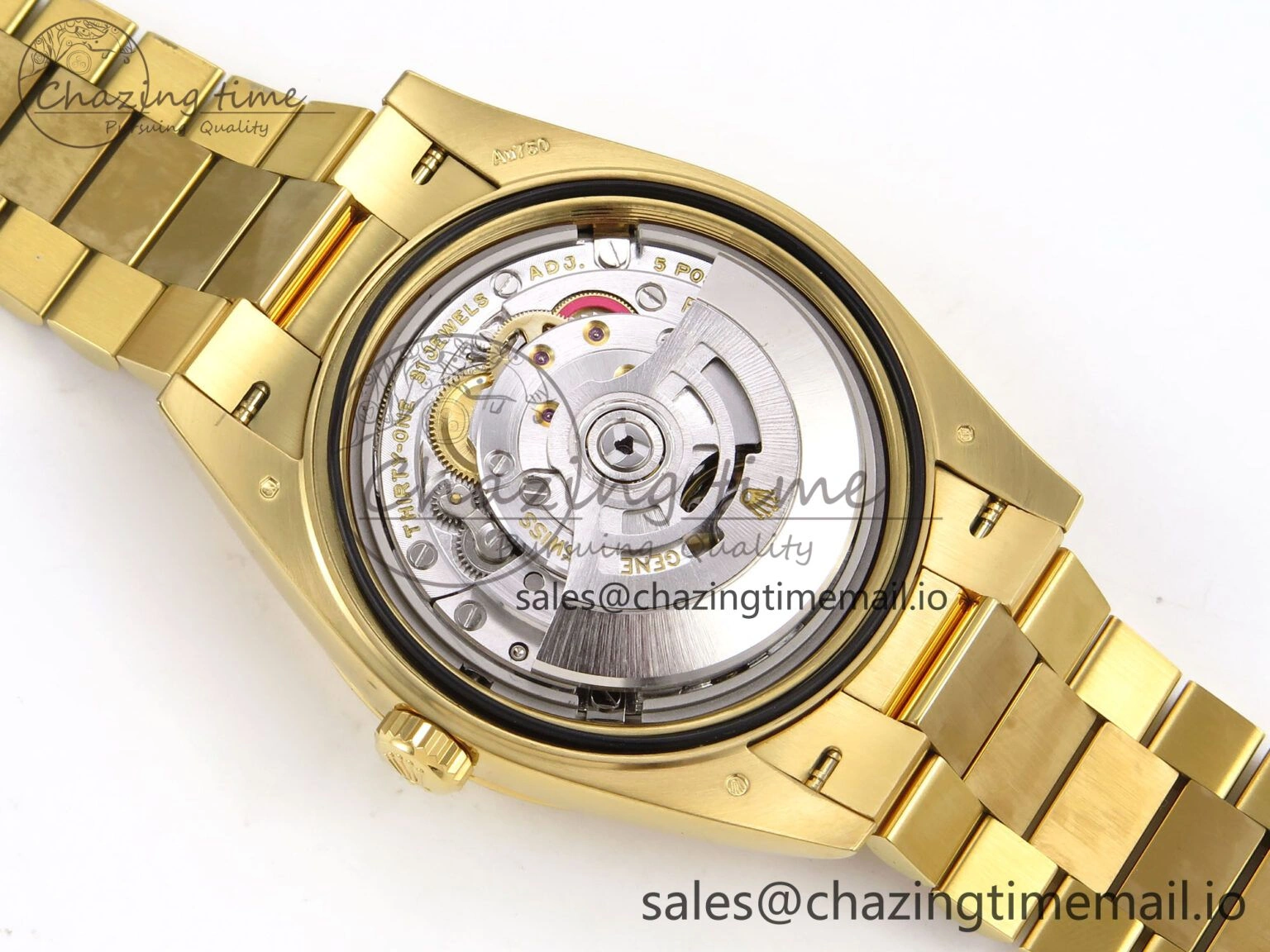 Day Date 40 YG 228238 THBF 1:1 Best Edition Green Ombre Roman Dial on President Bracelet VR3255 (Gain Weight) Tailored 950