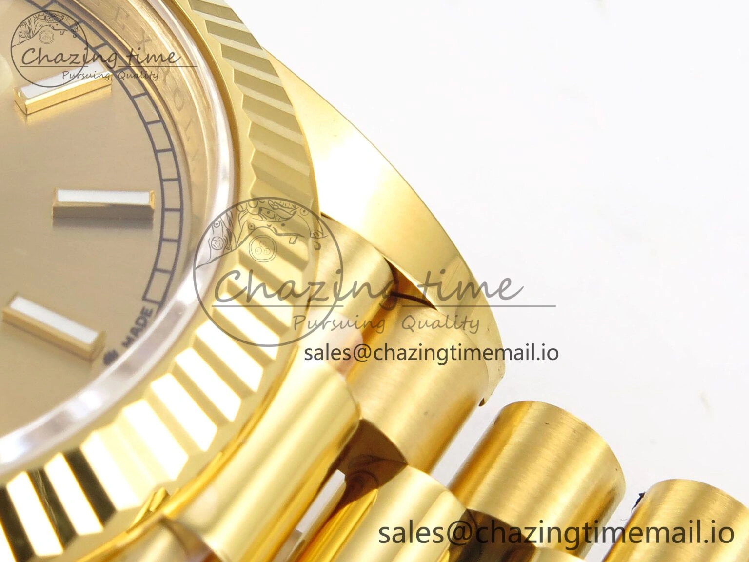 Day Date 40 YG 228238 THBF 1:1 Best Edition YG Dial on President Bracelet VR3255 (Gain Weight) Youthful 952