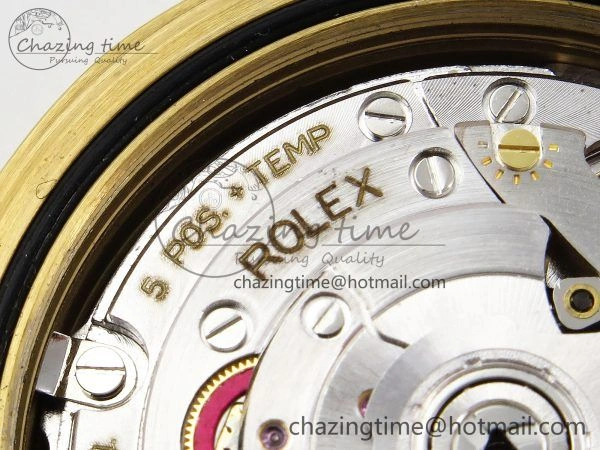 Day Date 40 YG JDF Gain Weight 904L Steel Silver Textured Stick Dial on President Bracelet VR3255 V Compact 1361