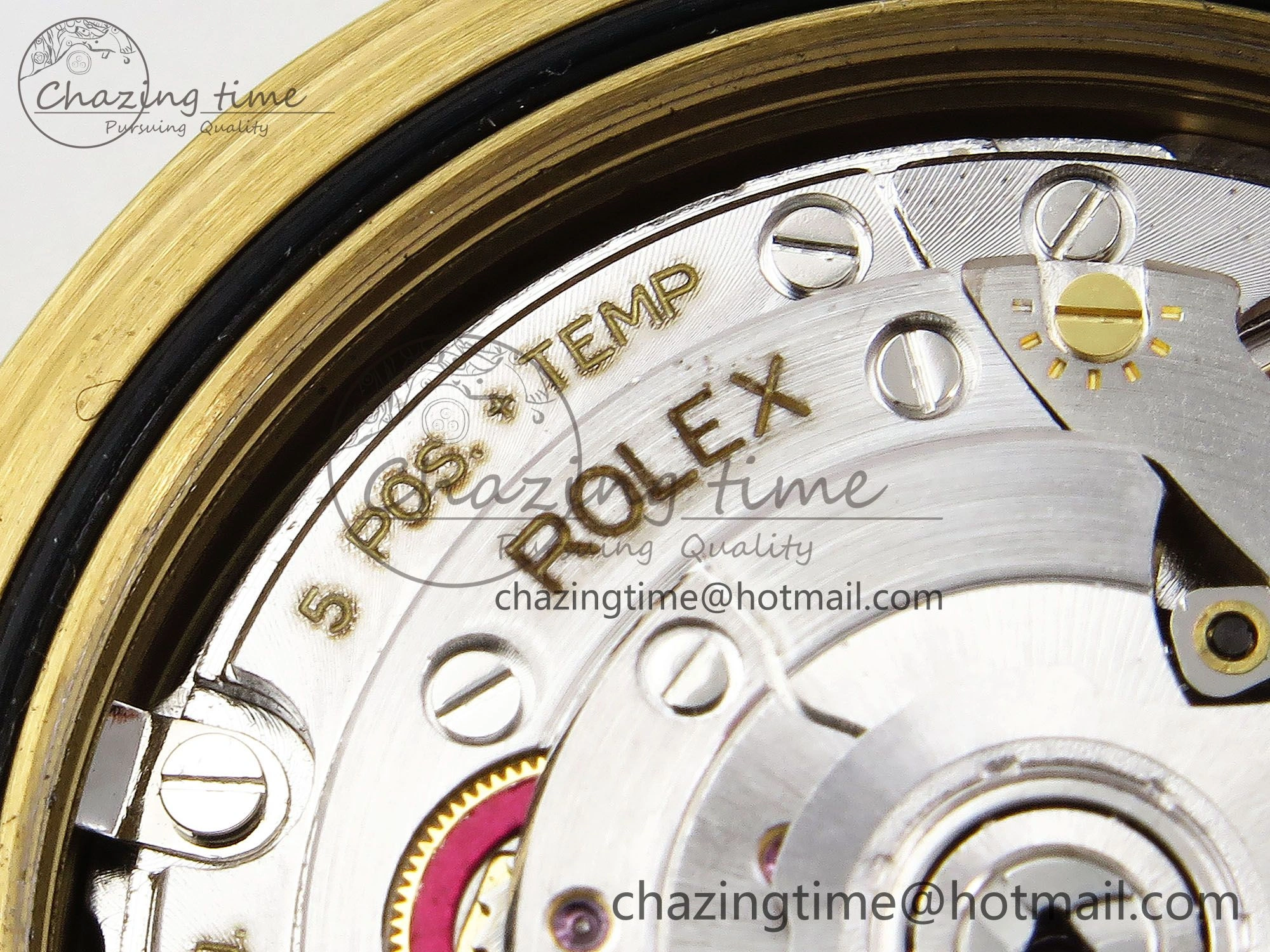 Day Date 40 YG JDF Gain Weight 904L Steel Silver Textured Stick Dial on President Bracelet VR3255 V Compact 1361