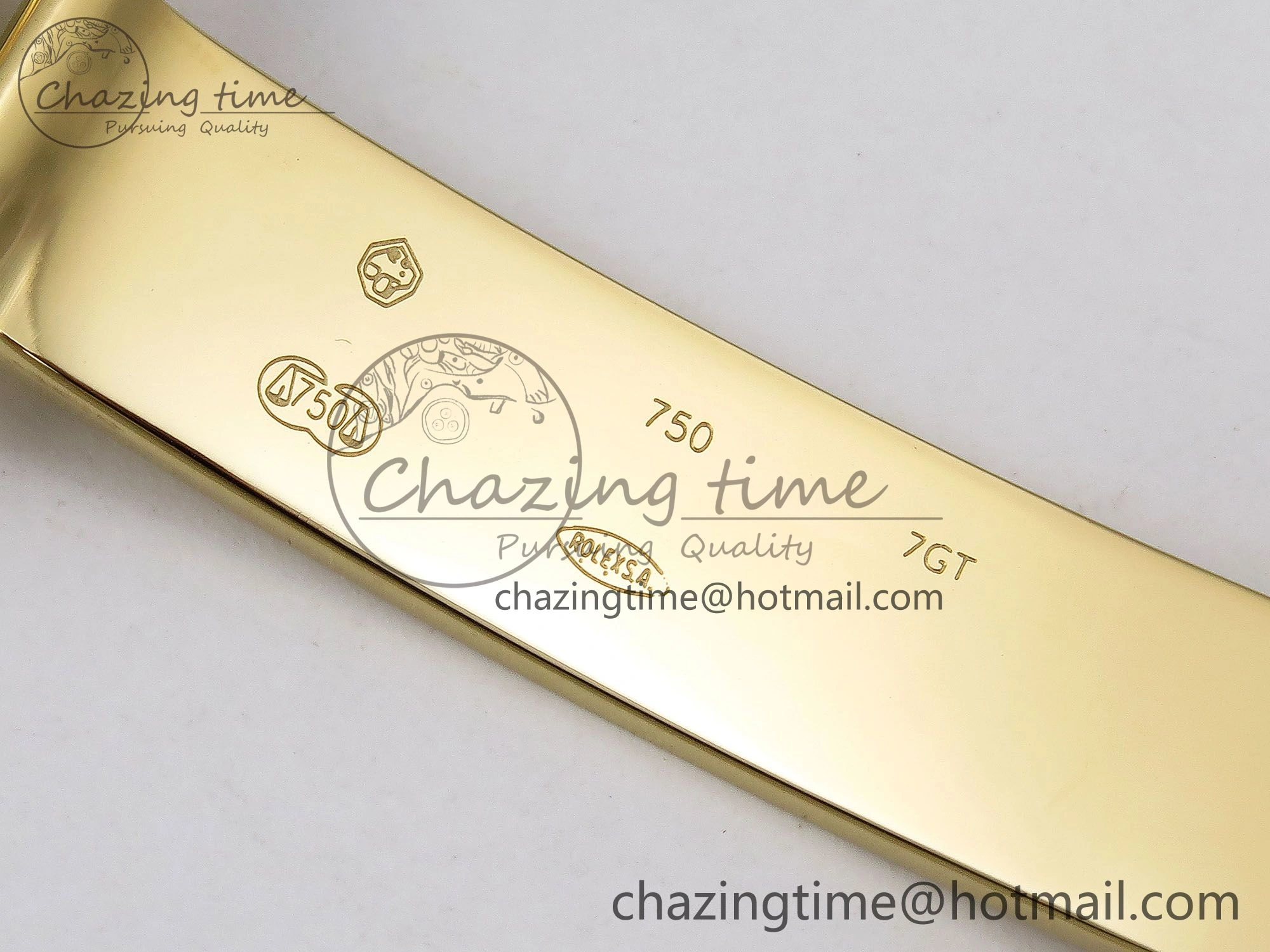 Stylish Day Date 40 YG JDF Gain Weight 904L Steel YG Big Roman Dial on President Bracelet VR3255 V 1364