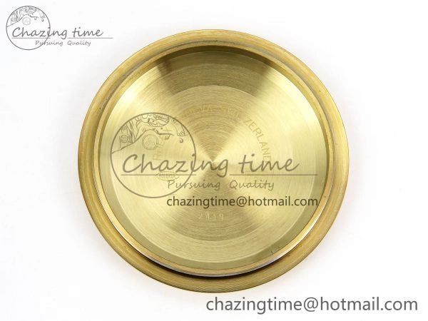 Unique Day Date 40 YG JDF Gain Weight 904L Steel YG Roman Dial on President Bracelet VR3255 V 1367