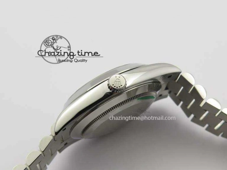 Day-Date 40mm 228206 SS Noob 1:1 Best Edition Quadrant Textured Ice Blue Dial On SS Bracelet A Cozy 3801