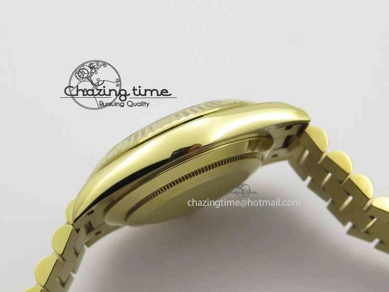Day-Date 40mm 228238 YG Noob 1:1 Best Edition YG Dial On YG President Bracelet A Sophisticated 3714