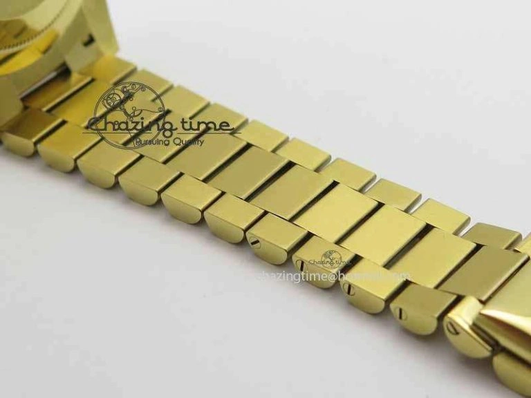 Day-Date 40mm 228238 YG Noob 1:1 Best Edition YG Dial On YG President Bracelet A Sophisticated 3714