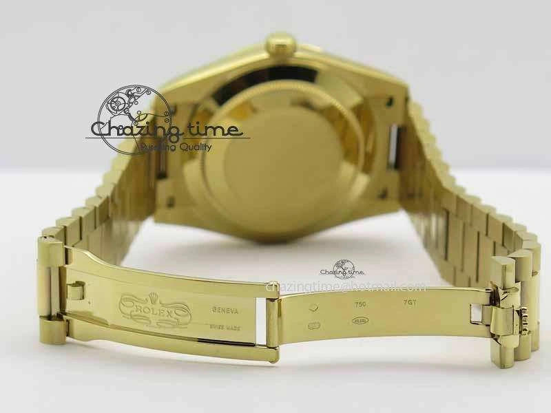 Day-Date 40mm 228238 YG Noob 1:1 Best Edition YG Dial On YG President Bracelet A Sophisticated 3714