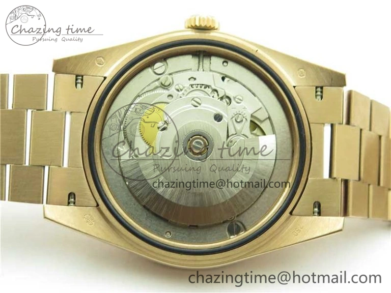 Day-Date 40mm 228239 BP New Dial Version 904 RG Brown Roman Dial on RG President Bracelet A EyeCatching 2824