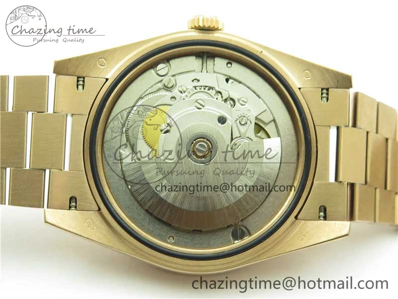 Day-Date 40mm 228239 BP New Dial Version 904 RG Green Roman Dial on RG President Bracelet A Stretchable 2828