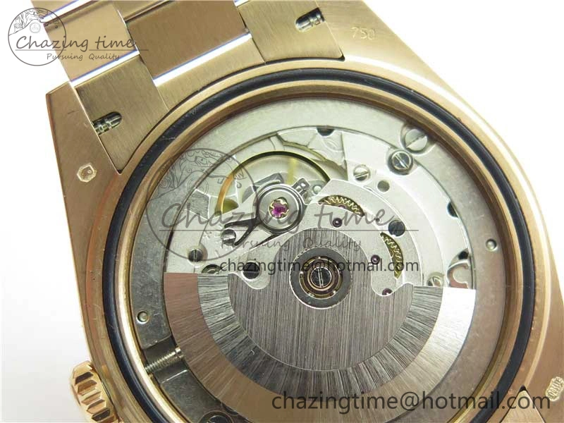 Day-Date 40mm 228239 BP New Dial Version 904 RG Green Roman Dial on RG President Bracelet A Stretchable 2828