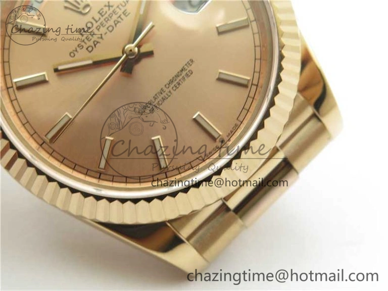 Day-Date 40mm 228239 BP New Dial Version 904 RG Stick Markers RG Dial on RG President Bracelet A Versatile 2830