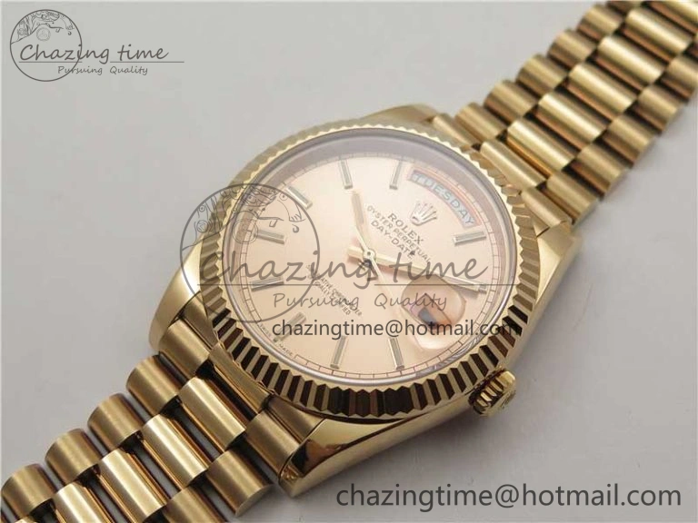 Day-Date 40mm 228239 BP New Dial Version 904 RG Stick Markers RG Dial on RG President Bracelet A Versatile 2830