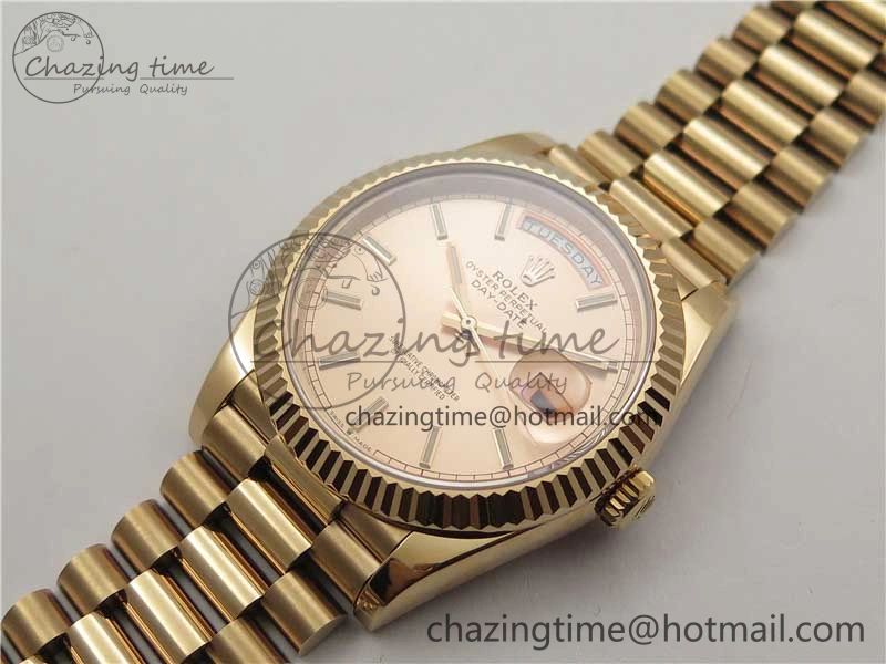 Day-Date 40mm 228239 BP New Dial Version 904 RG Stick Markers RG Dial on RG President Bracelet A Versatile 2830
