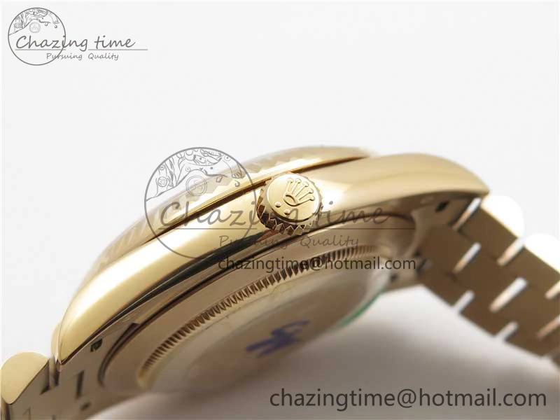 Durable Day-Date 40mm 228239 BP New Dial Version 904 RG Textured Stick Markers Dial on RG President Bracelet A 2826