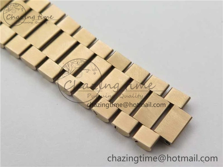 Durable Day-Date 40mm 228239 BP New Dial Version 904 RG Textured Stick Markers Dial on RG President Bracelet A 2826