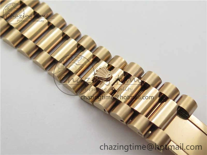 Durable Day-Date 40mm 228239 BP New Dial Version 904 RG Textured Stick Markers Dial on RG President Bracelet A 2826