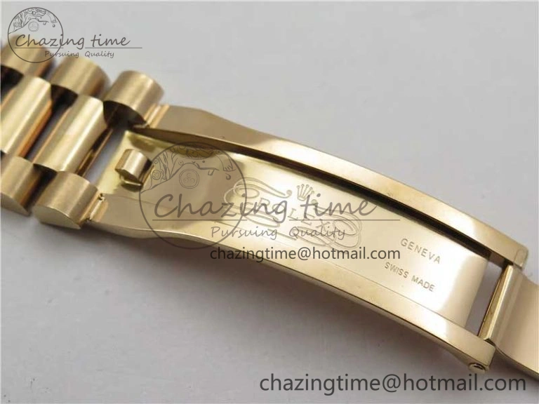 Durable Day-Date 40mm 228239 BP New Dial Version 904 RG Textured Stick Markers Dial on RG President Bracelet A 2826