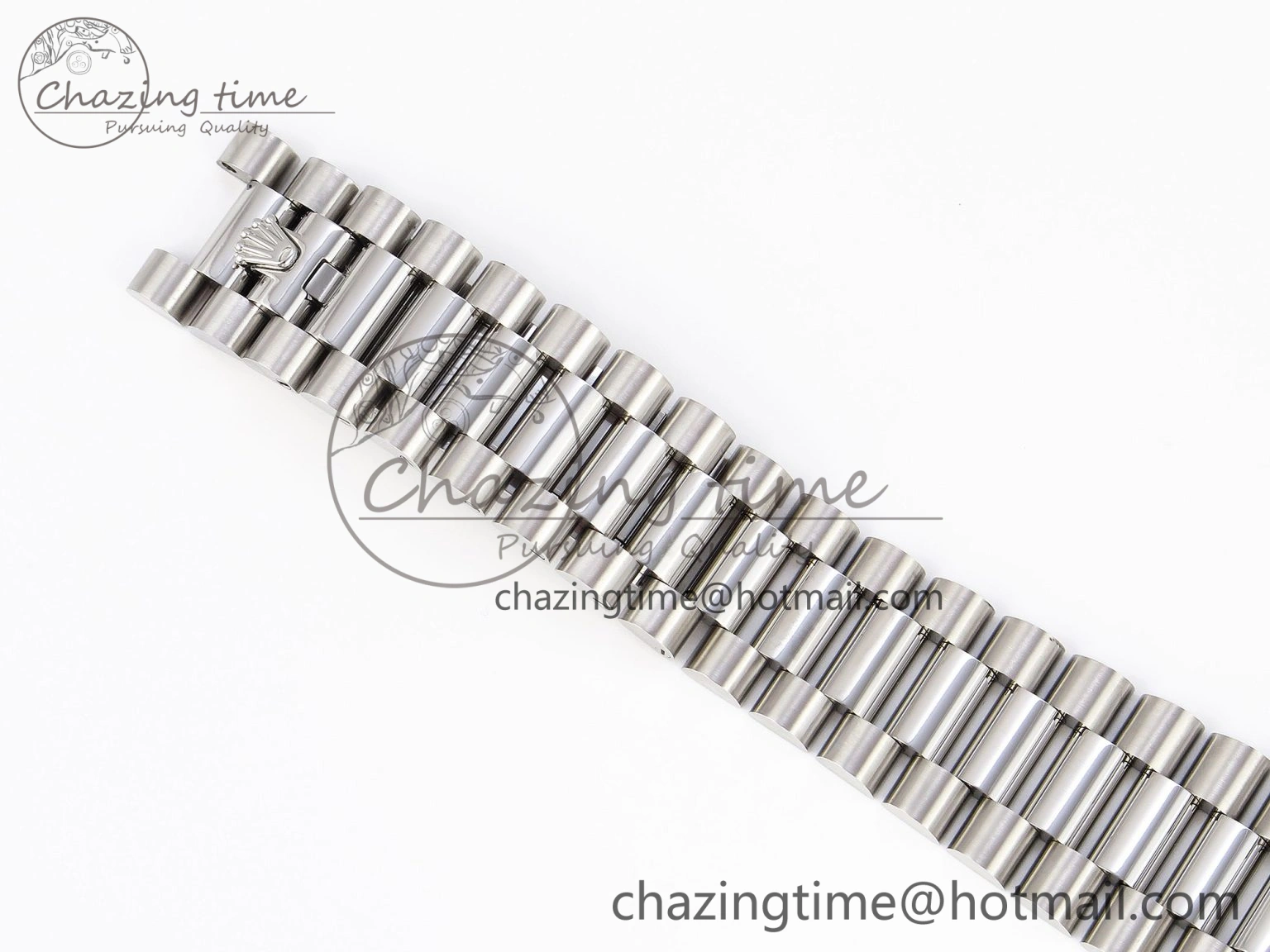 EyeCatching Day-Date 40mm 228239 BP New Dial Version 904 SS Ice Blue Stick Markers Dial On SS President Bracelet A 1876