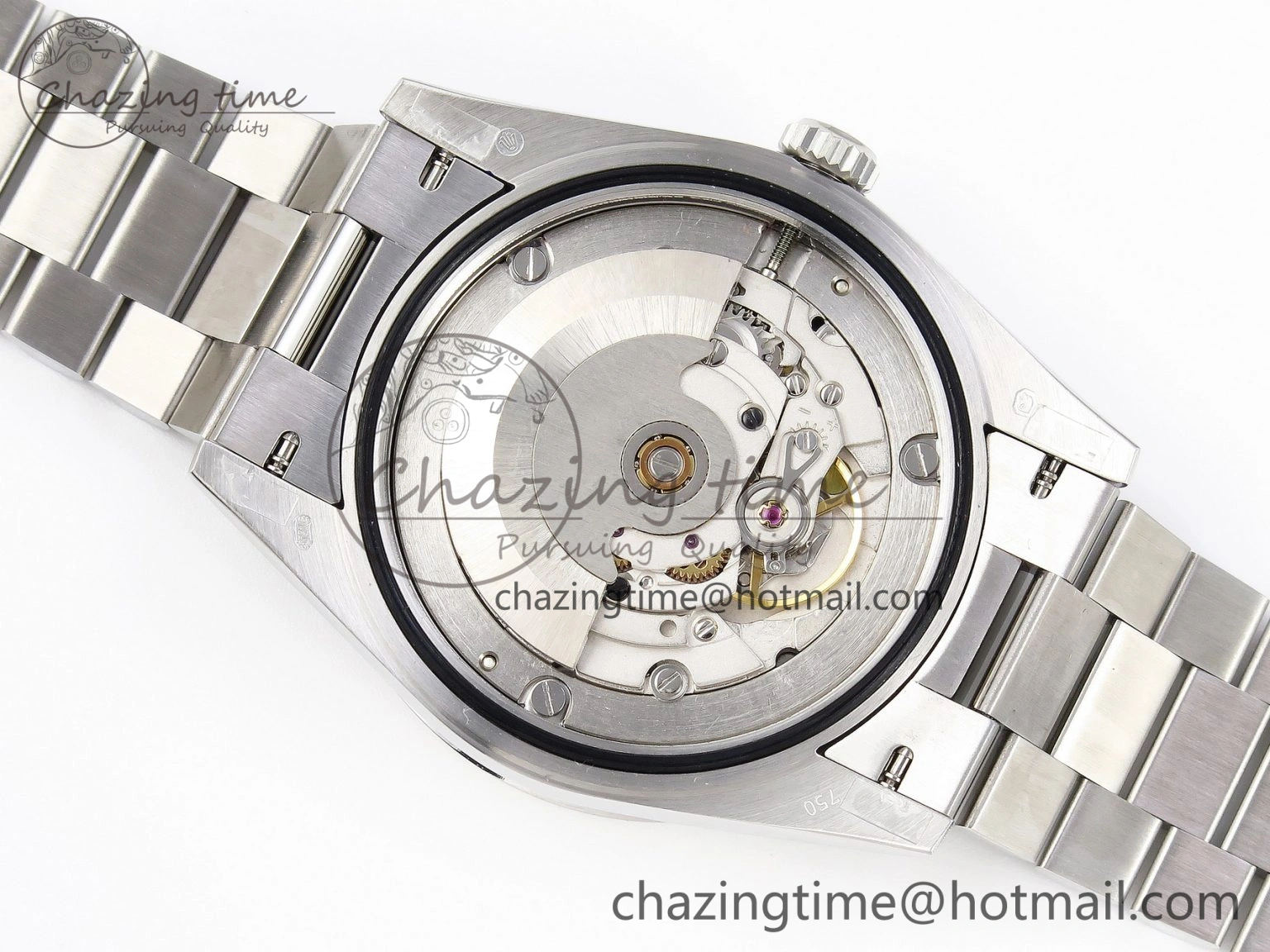 EyeCatching Day-Date 40mm 228239 BP New Dial Version 904 SS Ice Blue Stick Markers Dial On SS President Bracelet A 1876