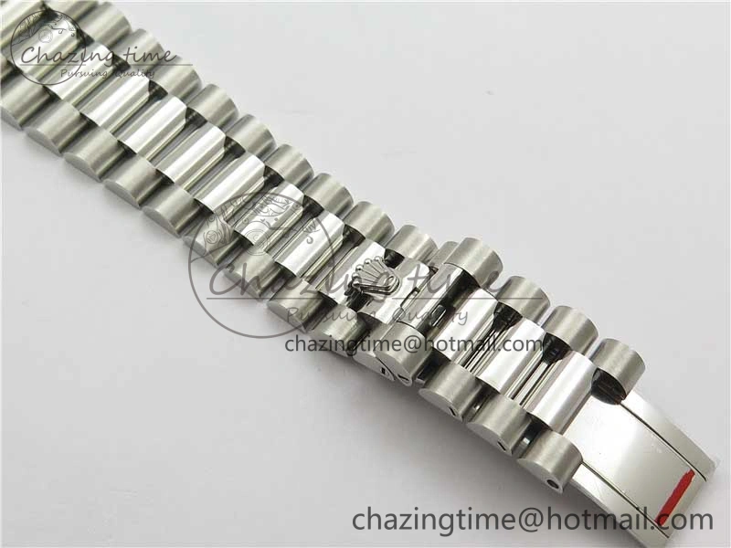 Colorful Day-Date 40mm 228239 BP New Dial Version 904 SS RG Stick Markers Dial on SS President Bracelet A 2819