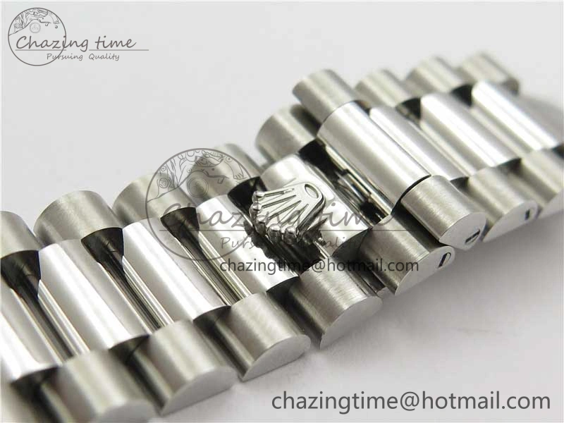 Colorful Day-Date 40mm 228239 BP New Dial Version 904 SS RG Stick Markers Dial on SS President Bracelet A 2819