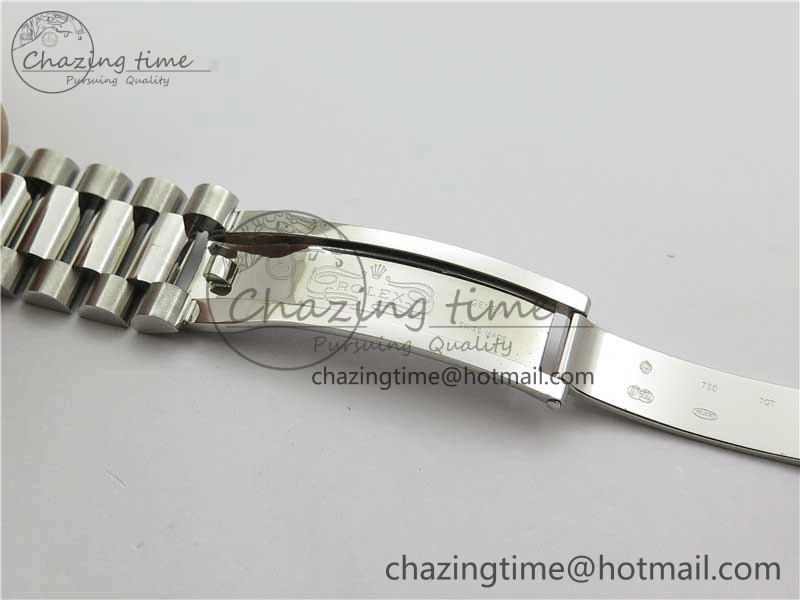 Colorful Day-Date 40mm 228239 BP New Dial Version 904 SS RG Stick Markers Dial on SS President Bracelet A 2819