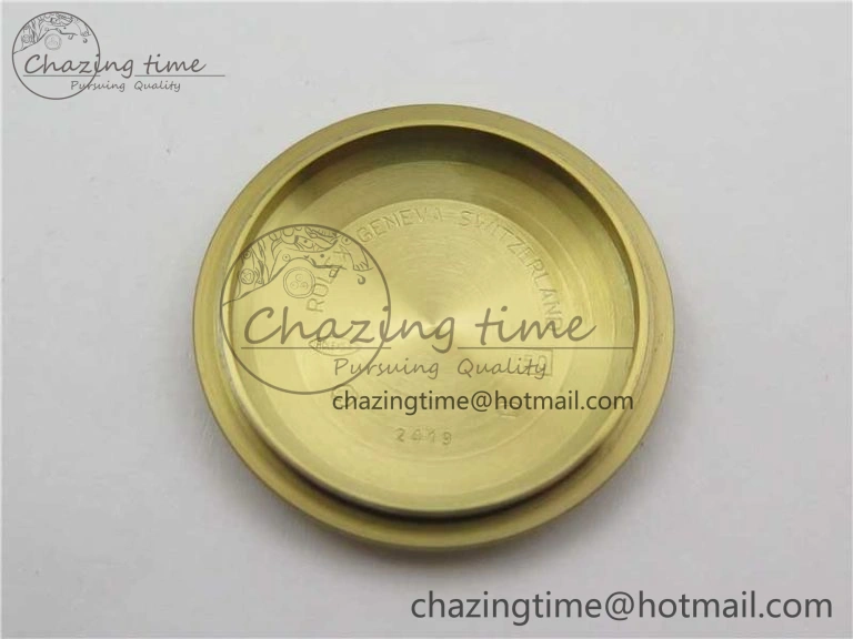 Stretchable Day-Date 40mm 228239 BP New Dial Version 904 YG Silver Textured Dial on YG President Bracelet A 2811