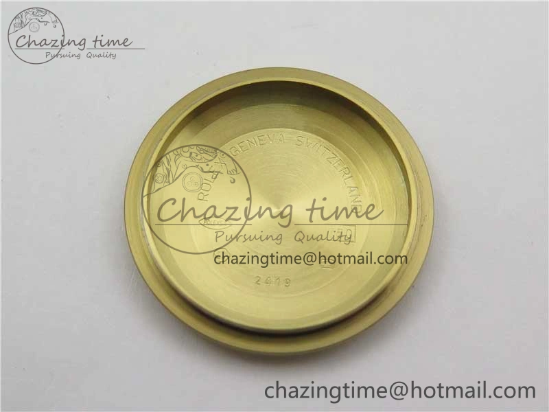 Stretchable Day-Date 40mm 228239 BP New Dial Version 904 YG Silver Textured Dial on YG President Bracelet A 2811