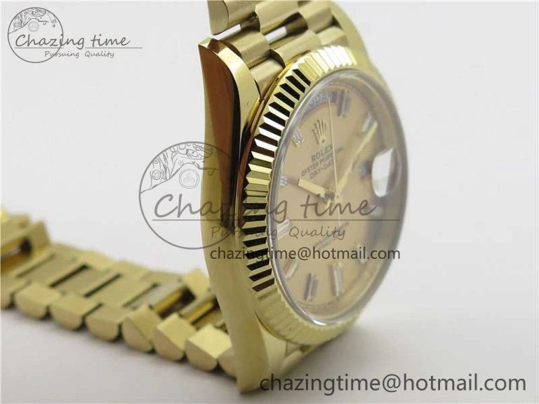 Seasonal Day-Date 40mm 228239 BP New Dial Version 904 YG T Crystal Markers YG Dial on YG President Bracelet A 2809