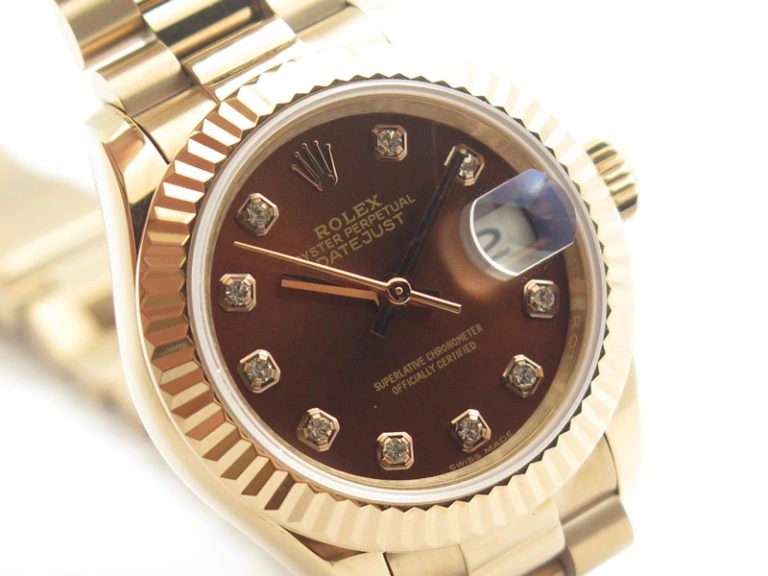 Thermal Day-Date 40mm 228239 RG Noob 1:1 Best Edition Brown Dial On RG President Bracelet A 3709