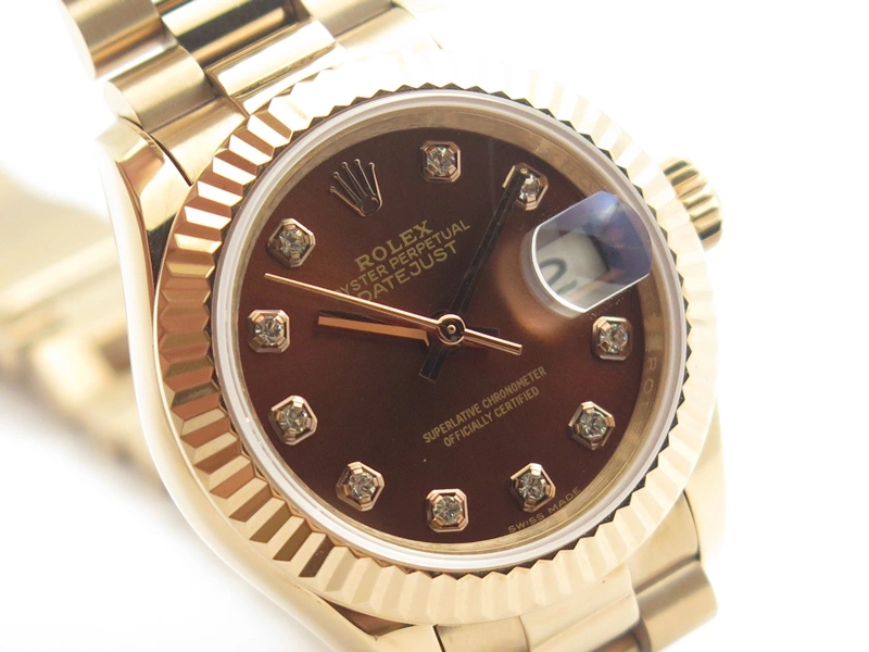 Thermal Day-Date 40mm 228239 RG Noob 1:1 Best Edition Brown Dial On RG President Bracelet A 3709