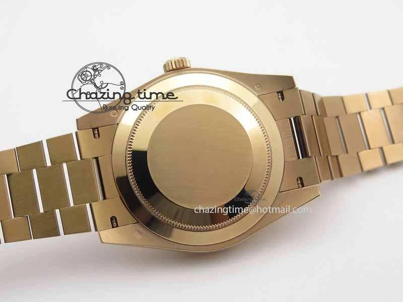 Day-Date 40mm 228239 RG Noob 1:1 Best Edition Green Roman Dial On RG President Bracelet A SunProtective 3706