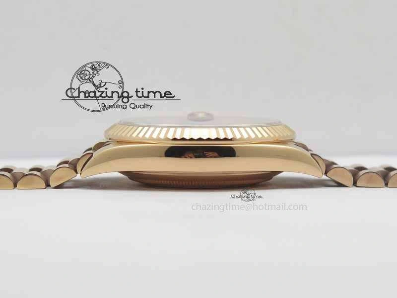 Soft Day-Date 40mm 228239 RG Noob 1:1 Best Edition RG Dial On RG President Bracelet A 3708