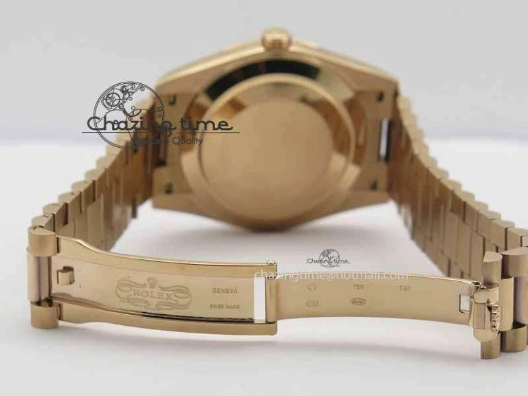 Soft Day-Date 40mm 228239 RG Noob 1:1 Best Edition RG Dial On RG President Bracelet A 3708