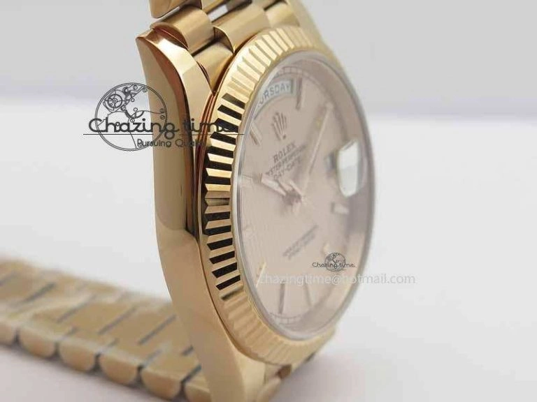 Soft Day-Date 40mm 228239 RG Noob 1:1 Best Edition RG Dial On RG President Bracelet A 3708