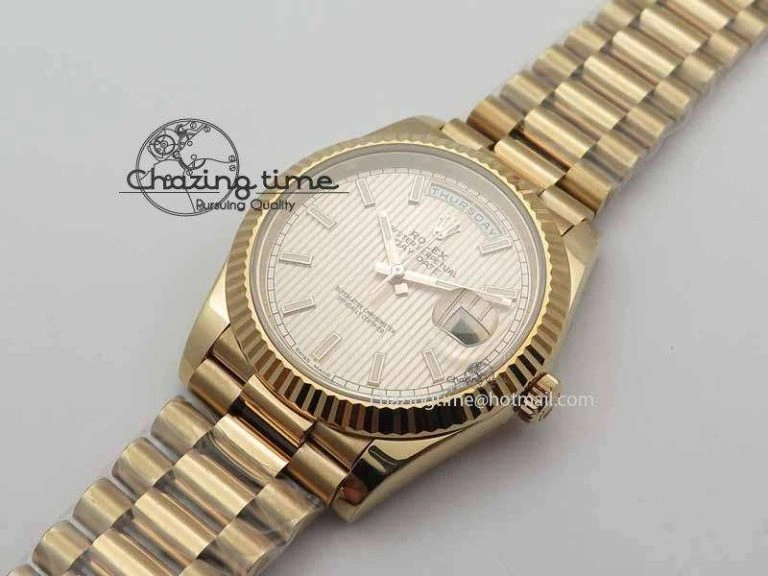 Soft Day-Date 40mm 228239 RG Noob 1:1 Best Edition RG Dial On RG President Bracelet A 3708